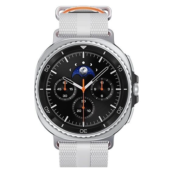 Galaxy Watch8 Classic | 46 мм | Black | Athleisure/White | M/L, Размер: 46 мм, Цвет: Black, Тип ремешка: Athleisure, Цвет ремешка: White, Размер ремешка: M/L, Подключение часов: Bluetooth / Wi-Fi, изображение 2